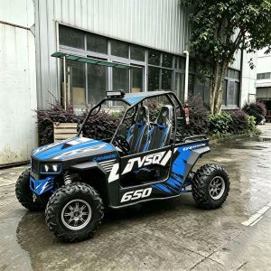 TorqMax GL198002 2-Seater Off-Road Go-Kart Utility Buggy, Heavy-Duty Frame, Gasoline-Powered view 3 — Mini Dump Trucks
