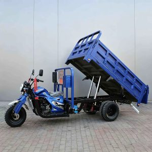 TorqMax GL269882 150-350cc Water-Cooled Self-Dumping Tricycle, 2000kg Cargo Tipper view 3 — Mini Dump Trucks