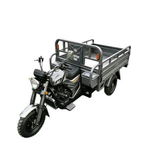 TorqMax GL822569 Gasoline Cargo Tricycle, Silver Durable Three-Wheeler for Export view 4 — Tricycles