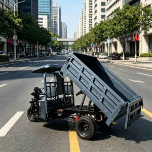 TorqMax GL928475 Gasoline Five-Wheel Dump Cargo Truck, Heavy-Duty Construction Transporter view 1 — Mini Dump Trucks
