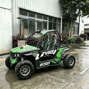 TorqMax GL988443 Leisure Farm Go-Kart with Roll Cage, Off-Road Climbing Buggy view 1 — Mini Dump Trucks