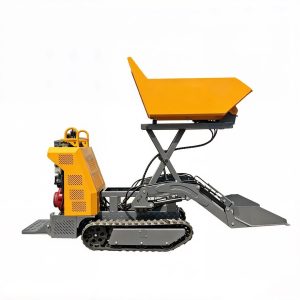 SDL1000L 1000kg tracked lift dump truck with r500 19.5hp engine