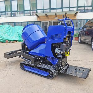 SDL200L 200l tracked concrete mixer with r21 gasoline engine