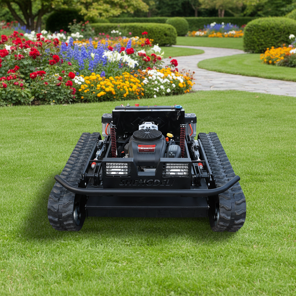 SDL764-90A 900mm RC lawn mower detail view