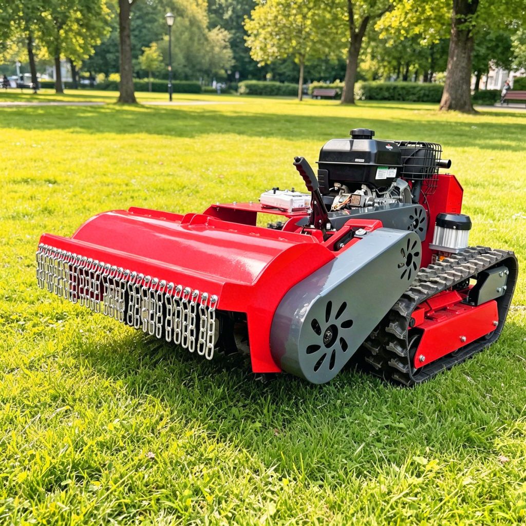 SDL900 900mm remote-controlled tracked brush cutter with changchai 192f engine